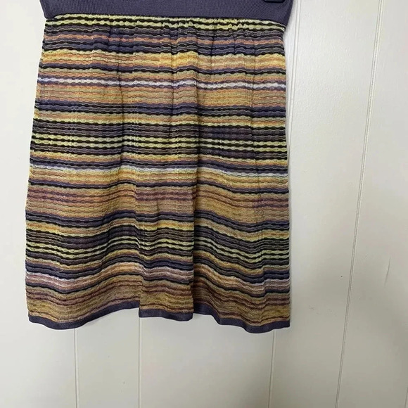 Missoni Skirt Mini Lined Vertical Striped Stripes Multicolor IT Size 40 US 4 - Picture 7 of 7